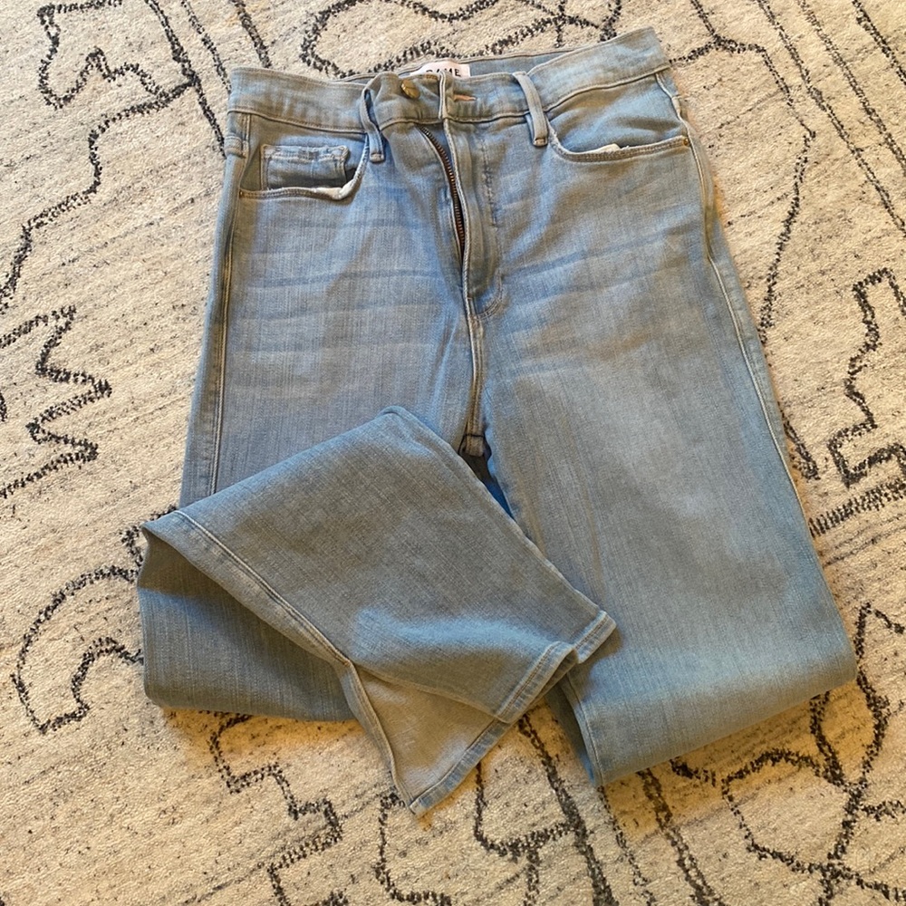 Frame jeans with slit